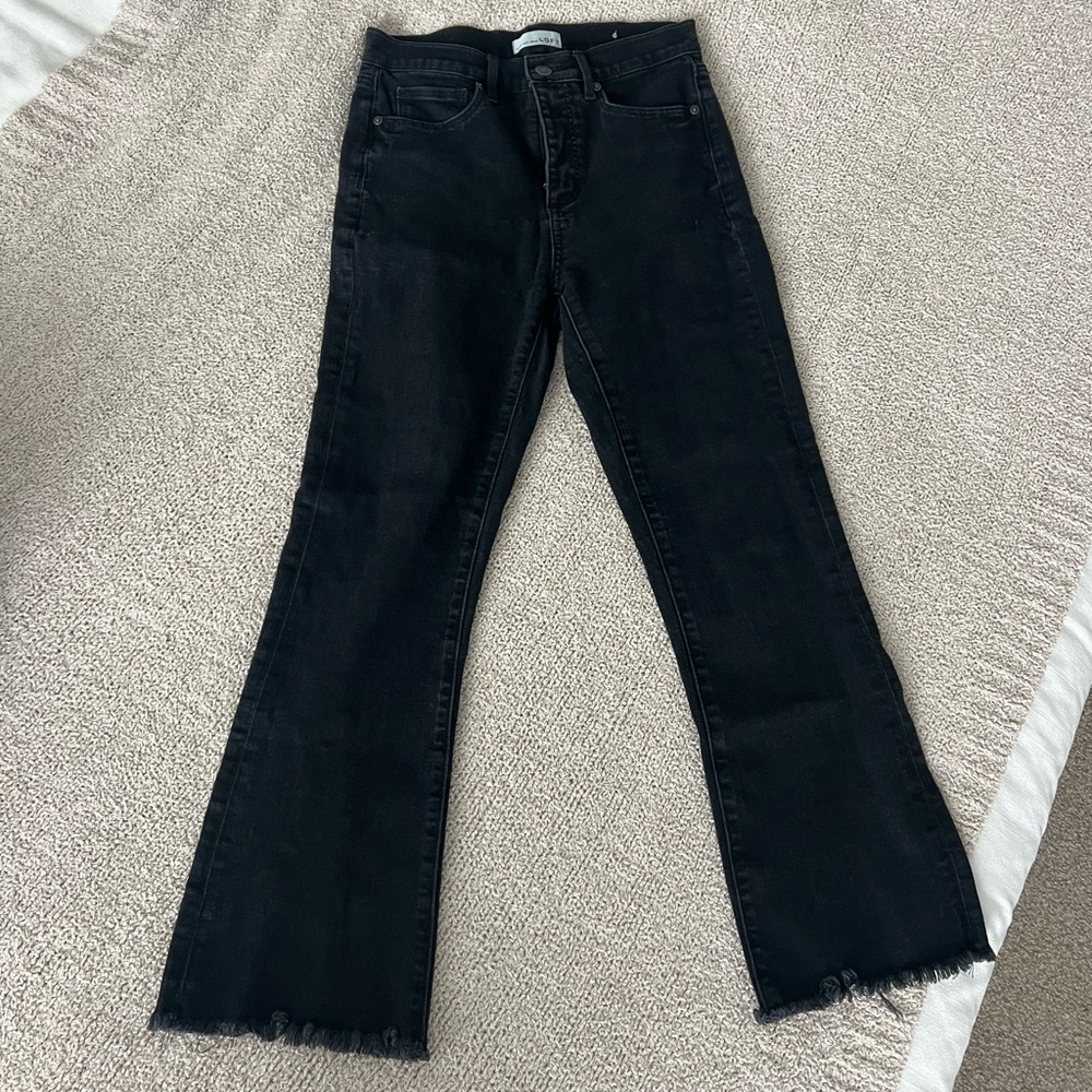 LOFT High Rise Kick Crop Jeans